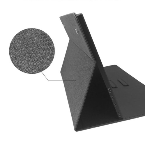 15,6 pouces 1080P 178 degrés grand angle HD périphérique d'affichage portable pour ordinateur de bureau / console de jeu / écran simultané / PS4 / PS3 / XBox, avec mini HDMI et micro USB et 2 interfaces USB-C / SH038449-012