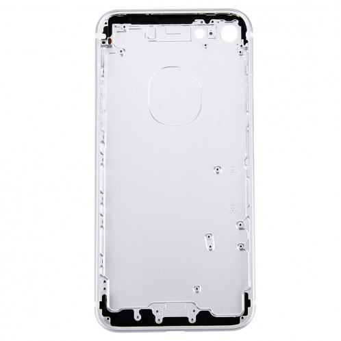 iPartsAcheter 5 en 1 pour iPhone 7 (couverture arrière + porte-cartes + touche de contrôle du volume + bouton d'alimentation + touche de vibreur interrupteur muet) couvercle du boîtier Assemblée complète SI471S622-08