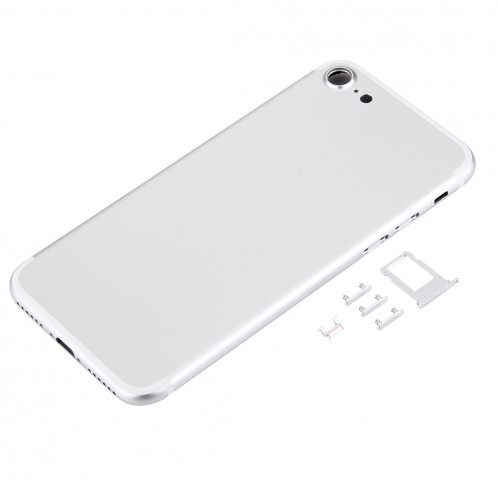 iPartsAcheter 5 en 1 pour iPhone 7 (couverture arrière + porte-cartes + touche de contrôle du volume + bouton d'alimentation + touche de vibreur interrupteur muet) couvercle du boîtier Assemblée complète SI471S622-08