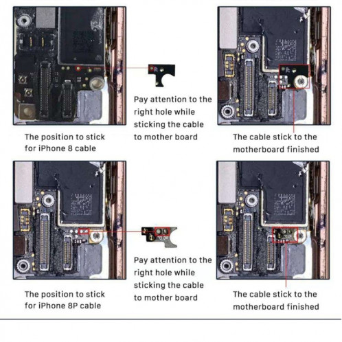 Bouton d'accueil (5e génération) avec câble flexible pour iPhone 8 Plus / 7 Plus / 8/7 (or rose) SH75RG384-011