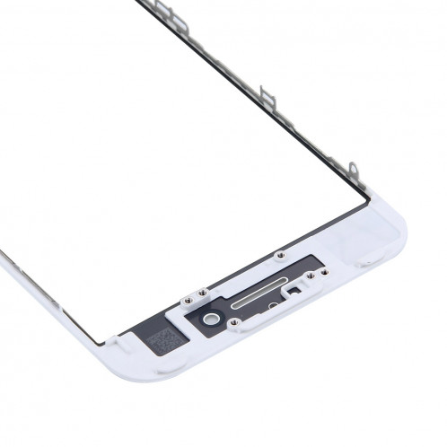 iPartsAcheter pour iPhone 7 Lentille extérieure en verre de l'écran avant avec cadre avant de l'écran LCD (blanc) SI625W469-06