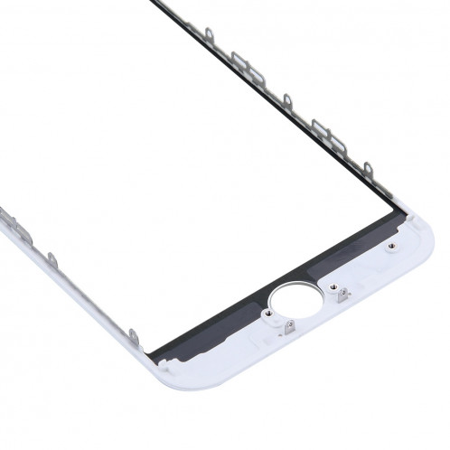 iPartsAcheter pour iPhone 7 Lentille extérieure en verre de l'écran avant avec cadre avant de l'écran LCD (blanc) SI625W469-06