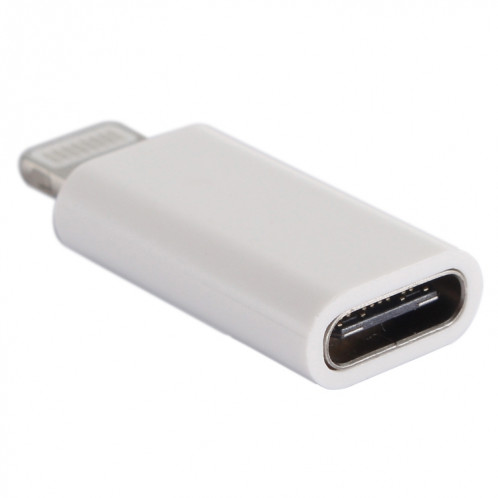 ENKAY HAT-PRINCE HC-6 MINI ABS USB-C / TYPE-C 3.1 à 8 broches Adaptateur de connecteur de port (blanc) SE2669282-06