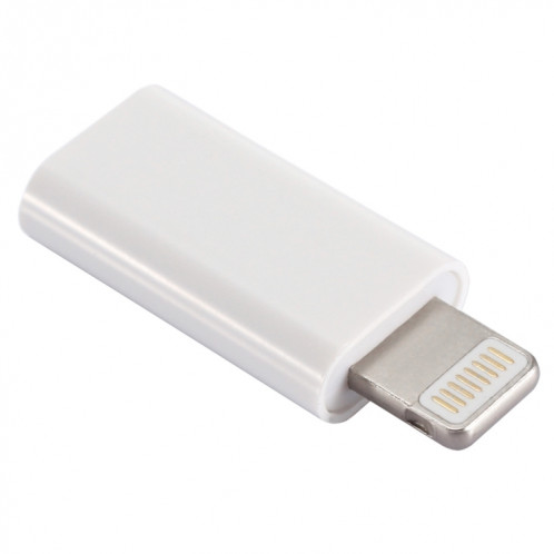 ENKAY HAT-PRINCE HC-6 MINI ABS USB-C / TYPE-C 3.1 à 8 broches Adaptateur de connecteur de port (blanc) SE2669282-06