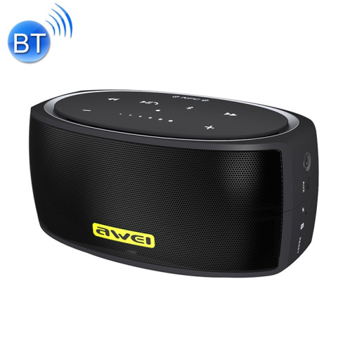 Haut-parleur Bluetooth sans fil portable awei Y210 V4.2 avec basse améliorée, prise en charge de la carte NFC / TF / AUX (noir) SA212B396-011