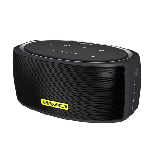 Haut-parleur Bluetooth sans fil portable awei Y210 V4.2 avec basse améliorée, prise en charge de la carte NFC / TF / AUX (noir) SA212B396-011