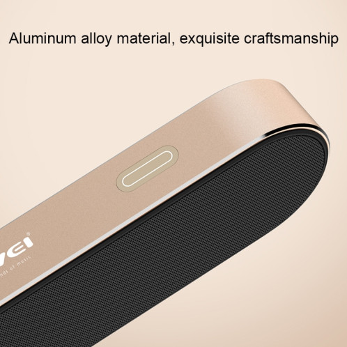 awei y220 haut-parleur bluetooth sans fil portable v4.2 avec HD clair son stéréo 3D et suppression du bruit, support carte TF / AUX (bleu) SA213L837-013