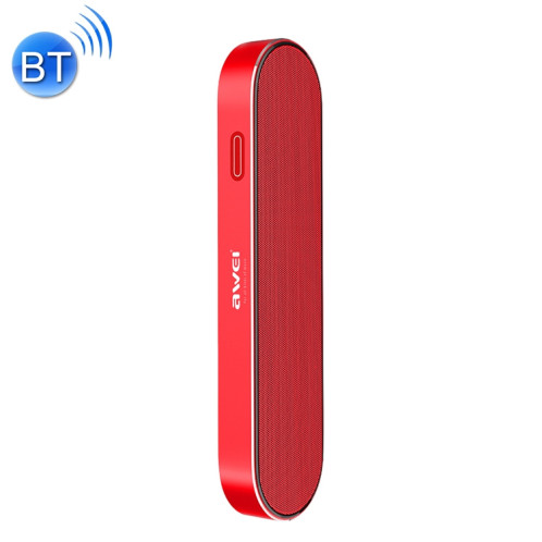 awei y220 portable sans fil bluetooth haut-parleur v4.2 avec HD clair son stéréo 3D et suppression du bruit, support carte TF / AUX (rouge) SA213R1871-013