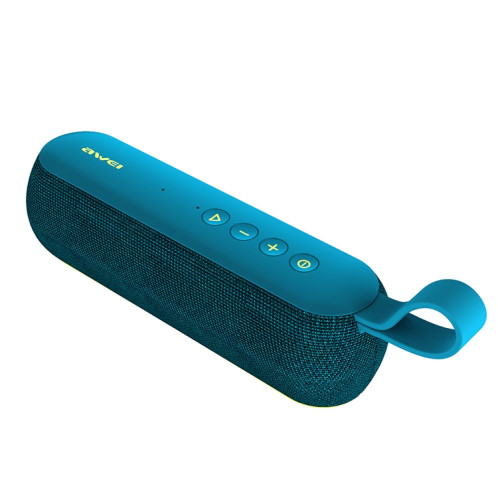 Haut-parleur Bluetooth sans fil portable awei Y230 V4.2 avec son HD et graves améliorés, micro intégré, carte de support NFC / U / TF / AUX (bleu) SA215L186-013