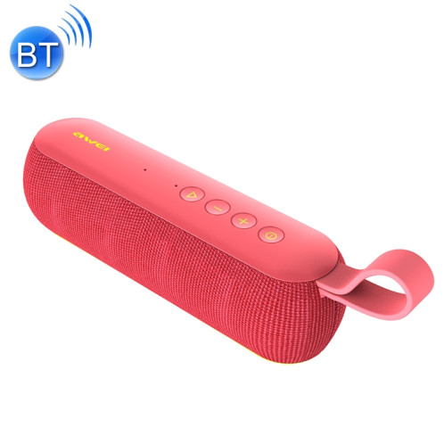 Haut-parleur Bluetooth sans fil portable awei Y230 V4.2 avec son HD et graves améliorés, micro intégré, prise en charge des cartes NFC / U disque / TF / AUX (rouge) SA215R387-013