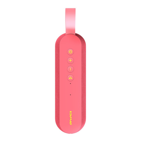 Haut-parleur Bluetooth sans fil portable awei Y230 V4.2 avec son HD et graves améliorés, micro intégré, prise en charge des cartes NFC / U disque / TF / AUX (rouge) SA215R387-013