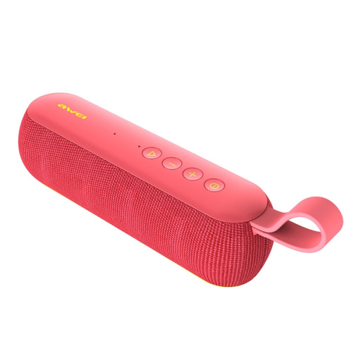 Haut-parleur Bluetooth sans fil portable awei Y230 V4.2 avec son HD et graves améliorés, micro intégré, prise en charge des cartes NFC / U disque / TF / AUX (rouge) SA215R387-013
