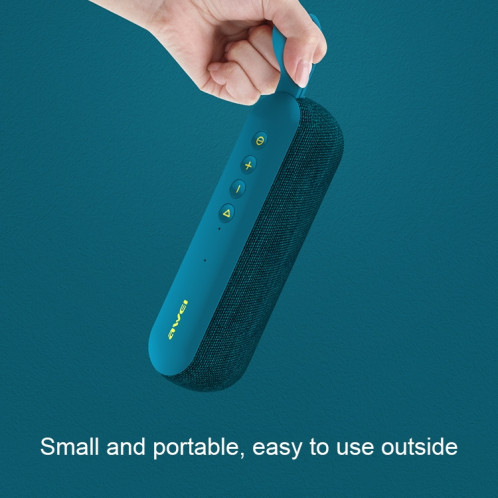 Haut-parleur Bluetooth sans fil portable awei Y230 V4.2 avec son HD et graves améliorés, micro intégré, prise en charge des cartes NFC / U disque / TF / AUX (rouge) SA215R387-013