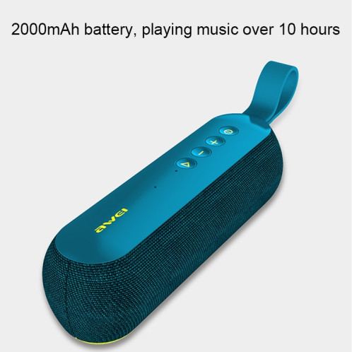 Haut-parleur Bluetooth sans fil portable awei Y230 V4.2 avec son HD et graves améliorés, micro intégré, prise en charge des cartes NFC / U disque / TF / AUX (rouge) SA215R387-013