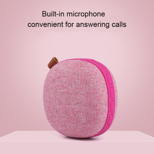 Mini haut-parleur Bluetooth sans fil portable awei Y260 IPX4 étanche, micro intégré, carte de support TF (magenta) SA216M1872-010