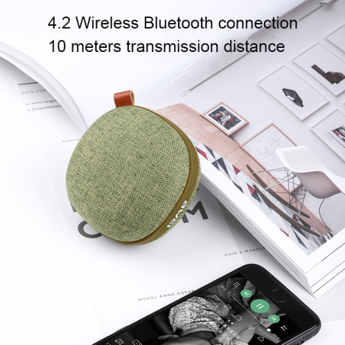 Mini haut-parleur Bluetooth sans fil portable awei Y260 IPX4 étanche, micro intégré, carte de support TF (magenta) SA216M1872-010