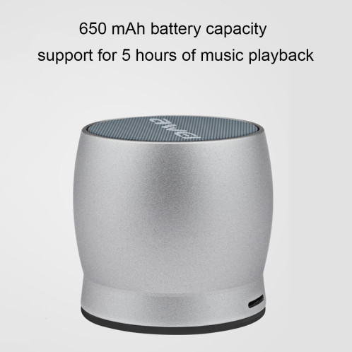 Awei Y500 Mini haut-parleur Bluetooth sans fil portable avec stéréo 3D, micro intégré, carte de support TF / AUX (Rose Gold) SA22RG1576-011