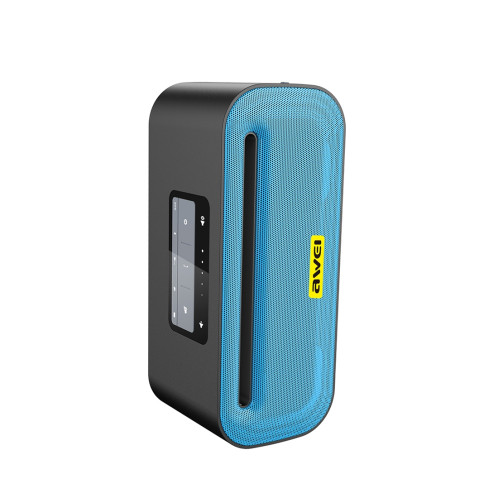 Haut-parleur Bluetooth sans fil awei Y600 avec stéréo 3D, microphone intégré, carte de support TF / AUX / NFC (bleu) SA225L529-012