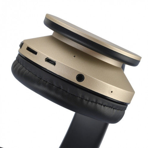 Casque d'écoute Bluetooth sans fil stéréo pliant BTH-811 avec lecteur MP3 Radio FM, pour Xiaomi, iPhone, iPad, iPod, Samsung, HTC, Sony, Huawei et autres appareils audio (vert) SH654G264-08