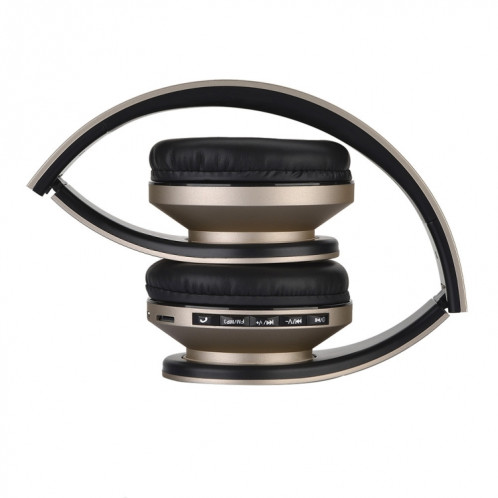 Casque d'écoute Bluetooth sans fil stéréo pliant BTH-811 avec lecteur MP3 Radio FM, pour Xiaomi, iPhone, iPad, iPod, Samsung, HTC, Sony, Huawei et autres appareils audio (vert) SH654G264-08