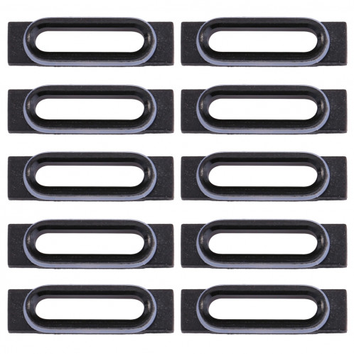 10 PCS iPartsAcheter pour les supports de retenue de port de recharge iPhone 7 (noir) S1720B1812-05