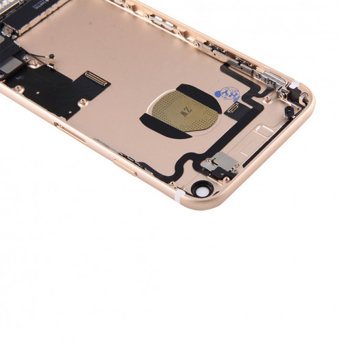 iPartsAcheter pour iPhone 7 couvercle de la batterie arrière avec le plateau de la carte (Gold) SI41JL214-06