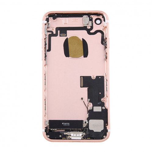 iPartsBuy pour iPhone 7 couvercle de la batterie arrière avec plateau de carte (or rose) SI1RGL784-06