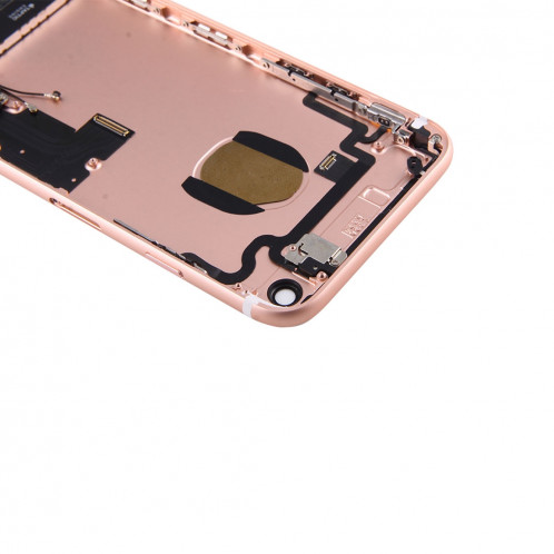 iPartsBuy pour iPhone 7 couvercle de la batterie arrière avec plateau de carte (or rose) SI1RGL784-06