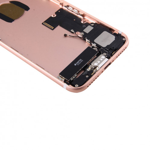 iPartsBuy pour iPhone 7 couvercle de la batterie arrière avec plateau de carte (or rose) SI1RGL784-06