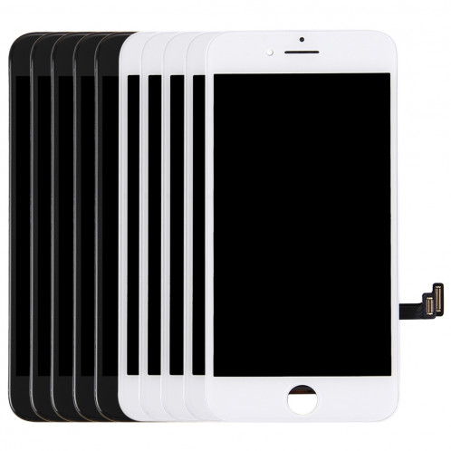 5PCS Noir + 5 PCS Blanc Ecran LCD et Digitizer Assemblage Complet pour iPhone 7 (5 Noir + 5 Blanc) SH7811866-010