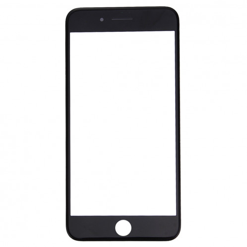 iPartsAcheter 2 en 1 pour iPhone 7 Plus (Lentille extérieure originale en verre + cadre d'origine) (Noir) SI066B1434-06