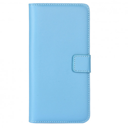 Pour iPhone 8 Plus & 7 Plus Housse en cuir véritable à rabat horizontal avec porte-monnaie et porte-monnaie (bleu) SH314L343-08