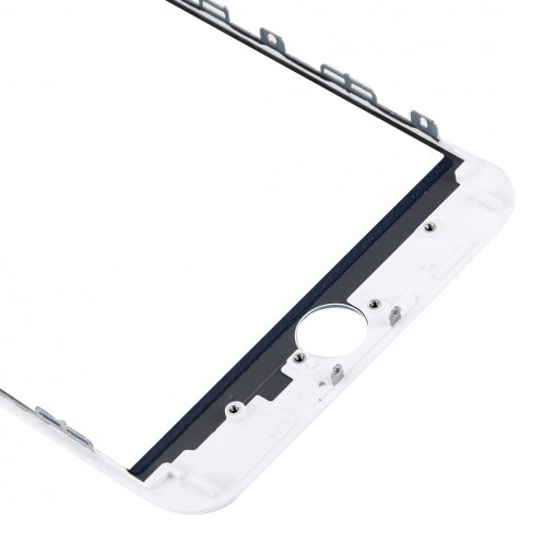 iPartsAcheter pour iPhone 7 Plus Lentille En Verre Externe Avec Écran Avant LCD Cadre Lunette (Blanc) SI391W1493-06