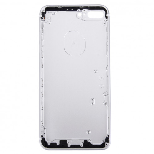 iPartsAcheter 5 en 1 pour iPhone 7 Plus (couverture arrière + porte-cartes + touche de contrôle du volume + bouton d'alimentation + touche de vibreur interrupteur muet) couvercle du boîtier Assemblée complète SI471S701-08