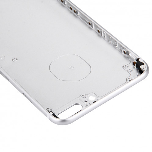 iPartsAcheter 5 en 1 pour iPhone 7 Plus (couverture arrière + porte-cartes + touche de contrôle du volume + bouton d'alimentation + touche de vibreur interrupteur muet) couvercle du boîtier Assemblée complète SI471S701-08