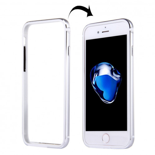 Pour iPhone 8 Plus & 7 Plus Cadre pare-chocs en alliage d'aluminium (argent) SH758S789-07