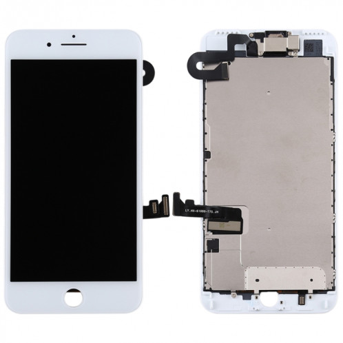 L'écran LCD et le numériseur complet comprennent une caméra frontale pour iPhone 7 Plus (blanc) SH930W247-013