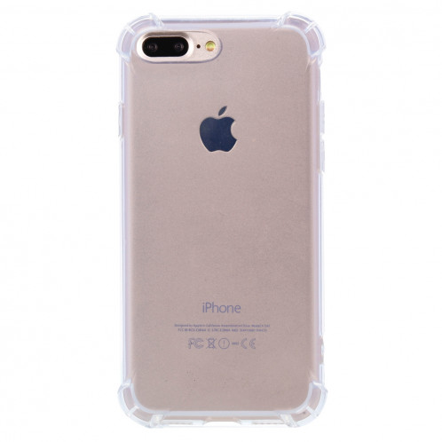 Pour iPhone 8 Plus et 7 Plus Coussin de protection résistant aux chocs TPU (Transparent) SH101T125-07