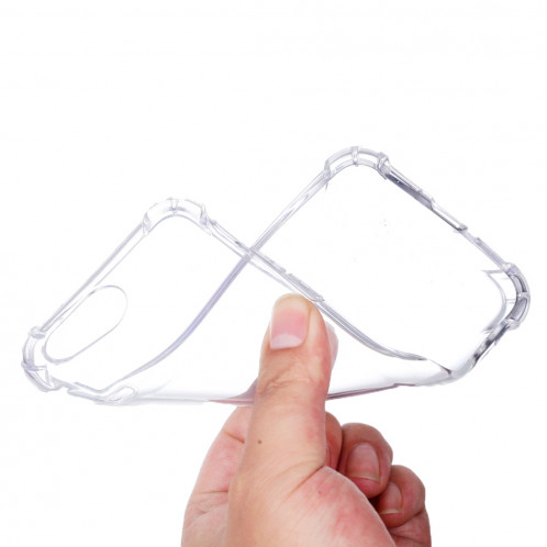 Pour iPhone 8 Plus et 7 Plus Coussin de protection résistant aux chocs TPU (Transparent) SH101T125-07