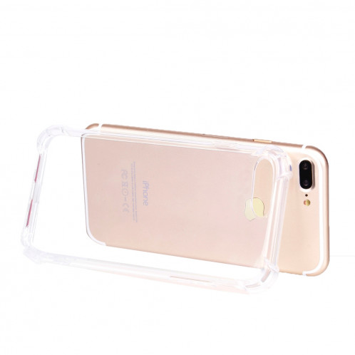 Pour iPhone 8 Plus et 7 Plus Coussin de protection résistant aux chocs TPU (Transparent) SH101T125-07