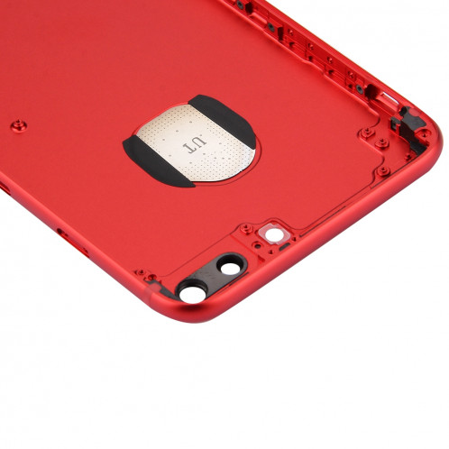 iPartsAcheter 6 en 1 pour iPhone 7 Plus (couverture arrière (avec lentille de la caméra) + plateau de carte + touche de contrôle du volume + bouton d'alimentation + interrupteur de sourdine Vibrator Key + signe) SI80RL1909-09