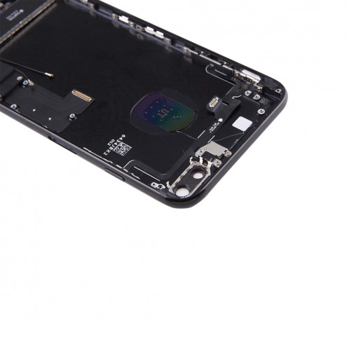 iPartsAcheter pour iPhone 7 Plus Batterie couvercle arrière avec bac à cartes (Jet Black) SI2BBL945-06