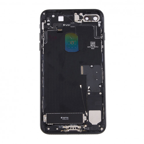 iPartsAcheter pour iPhone 7 Plus Batterie couvercle arrière avec bac à cartes (Noir) SI42BL1257-06