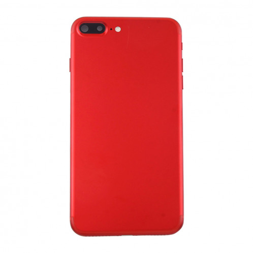 iPartsAcheter pour iPhone 7 Plus Batterie couvercle arrière avec plateau de carte (rouge) SI42RL1069-06