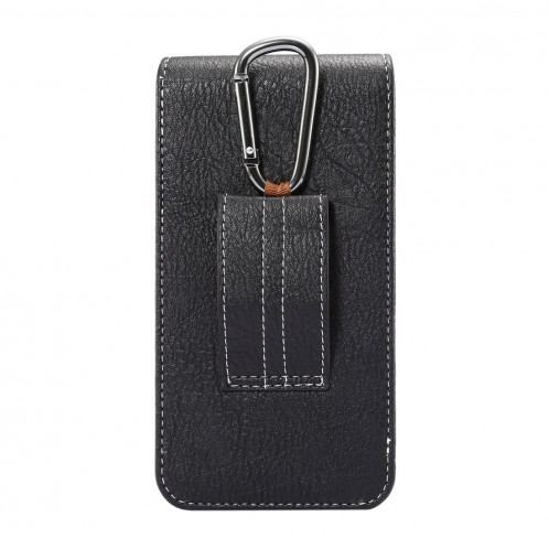 Pour iPhone 8 Plus et 7 Plus et 6 Plus Plus 6 Plus Vertical Flip Retro Elephant Texture Housse en cuir / Sac de taille avec fentes pour cartes et attelle arrière et boucle et écouteurs (noir) SF815B175-07