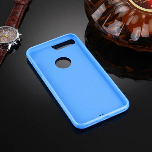 Pour iPhone 8 Plus & 7 Plus Anti-Gravity Magical Nano-Aspiration Technologie Sticky Selfie Housse de Protection (Bleu) SH718L1848-010