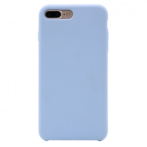 Housse en Silicone Liquide Pure Color pour iPhone 8 Plus & 7 Plus (Violet Clair) SH99MG271-04