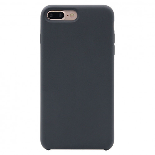 Housse en Silicone Liquide Pure Color pour iPhone 8 Plus & 7 Plus (Gris) SH99NV806-04