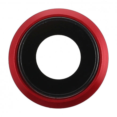Lunette arrière avec cache de protection pour iPhone 8 (rouge) SH221R531-04