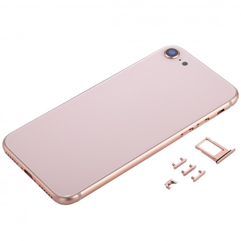 Couverture de logement arrière pour iPhone 8 (or rose) SC3RGL946-06